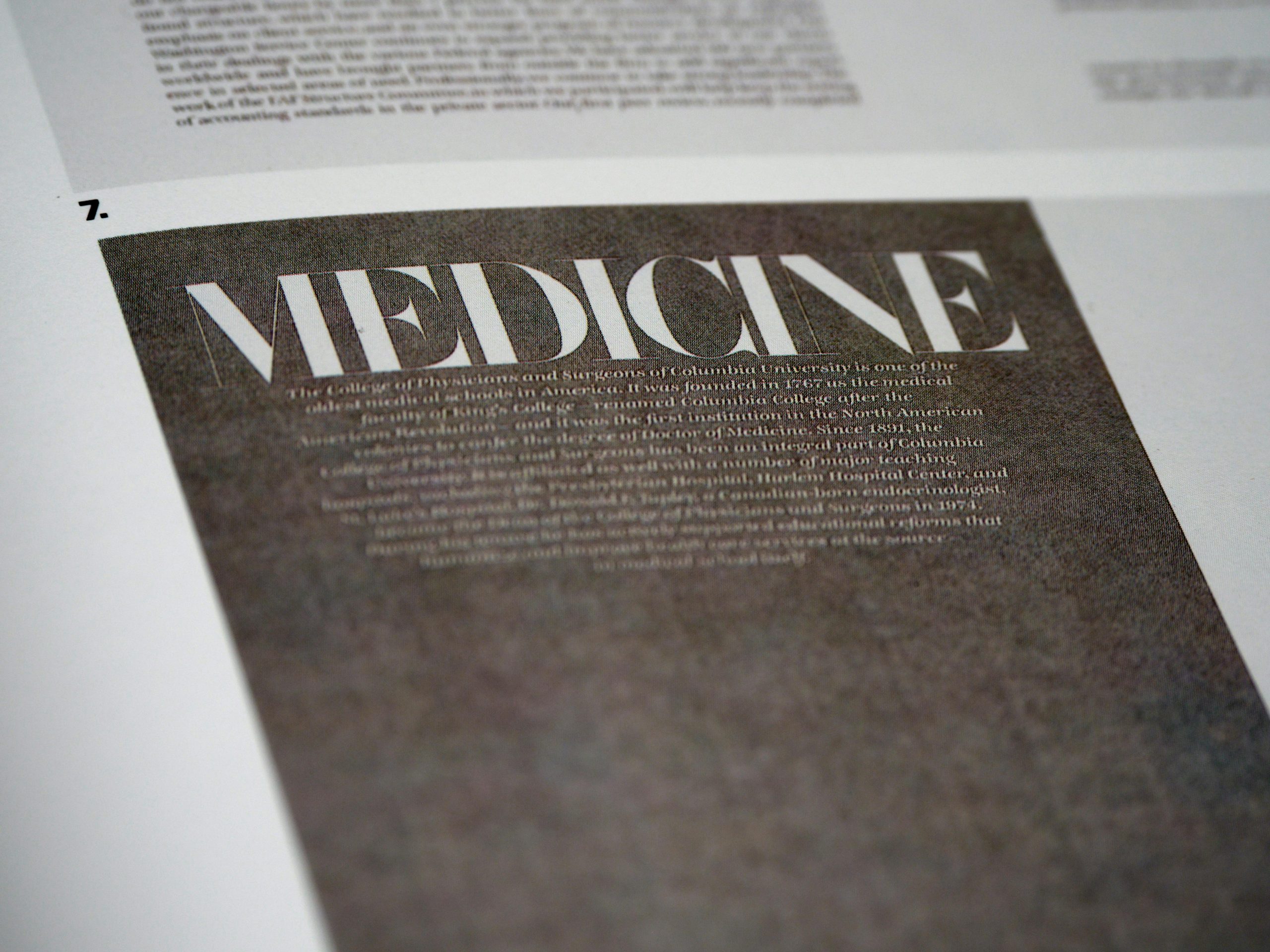 Printed medical journal page with the word ‘Medicine’ highlighted, symbolizing the problem of poor visibility of retracted academic articles.