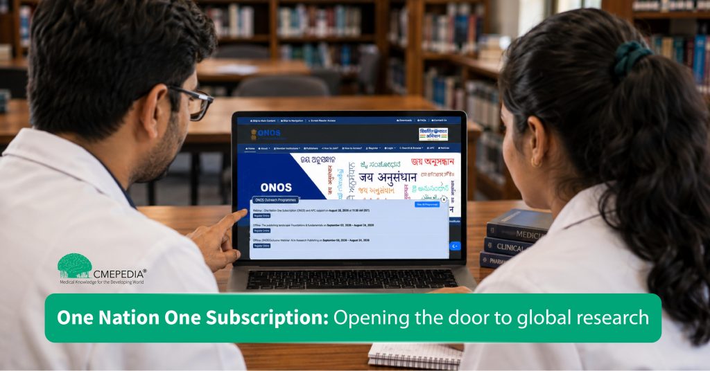 One Nation One Subscription: Expanding access to global research for India’s healthcare professionals